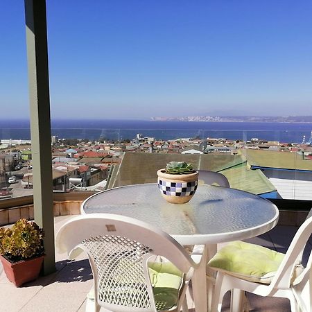 Hostal Lala Portena Vista Al Mar, Bano Privado Y Desayuno Valparaíso Eksteriør bilde