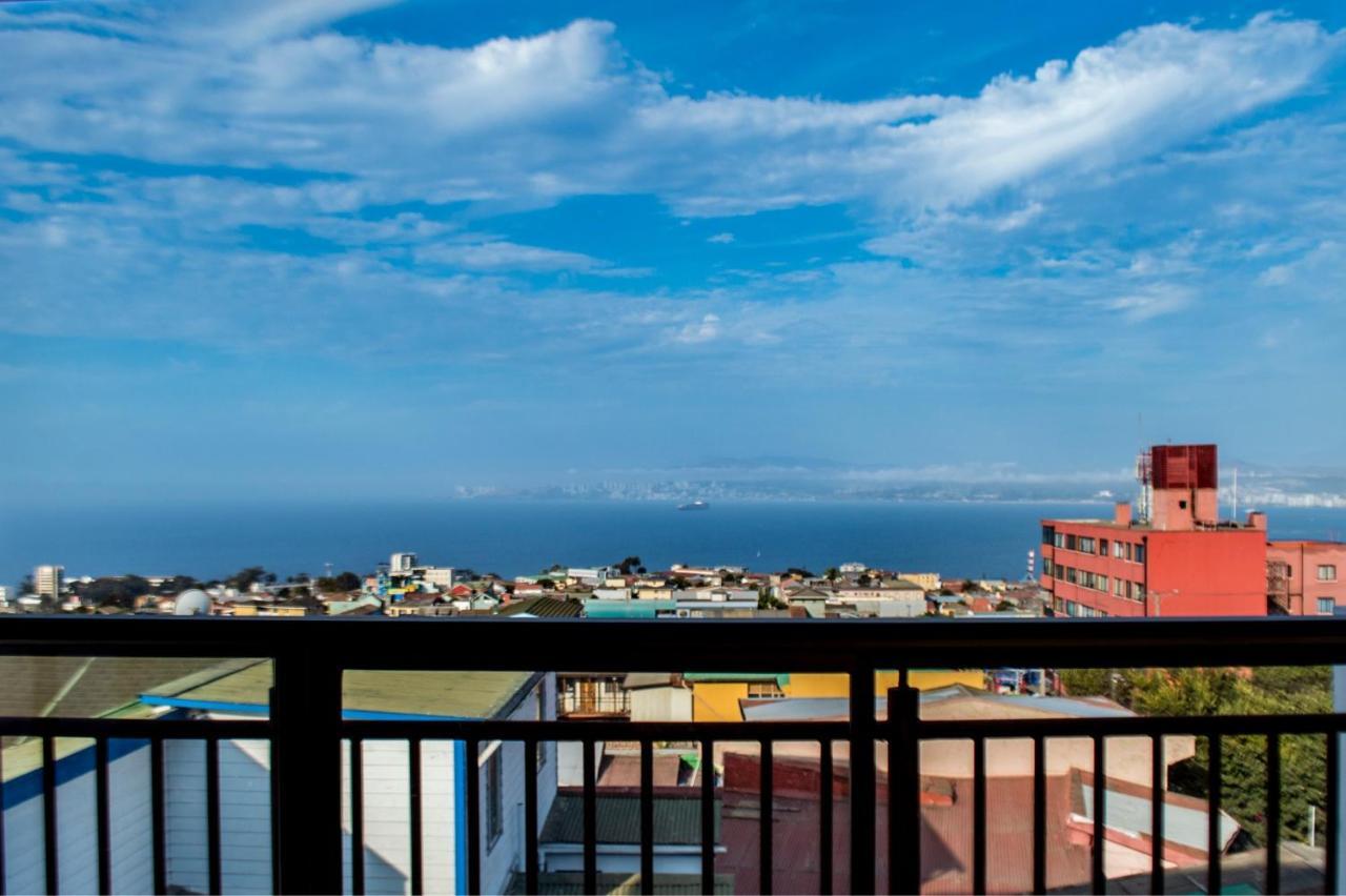 Hostal Lala Portena Vista Al Mar, Bano Privado Y Desayuno Valparaíso Eksteriør bilde